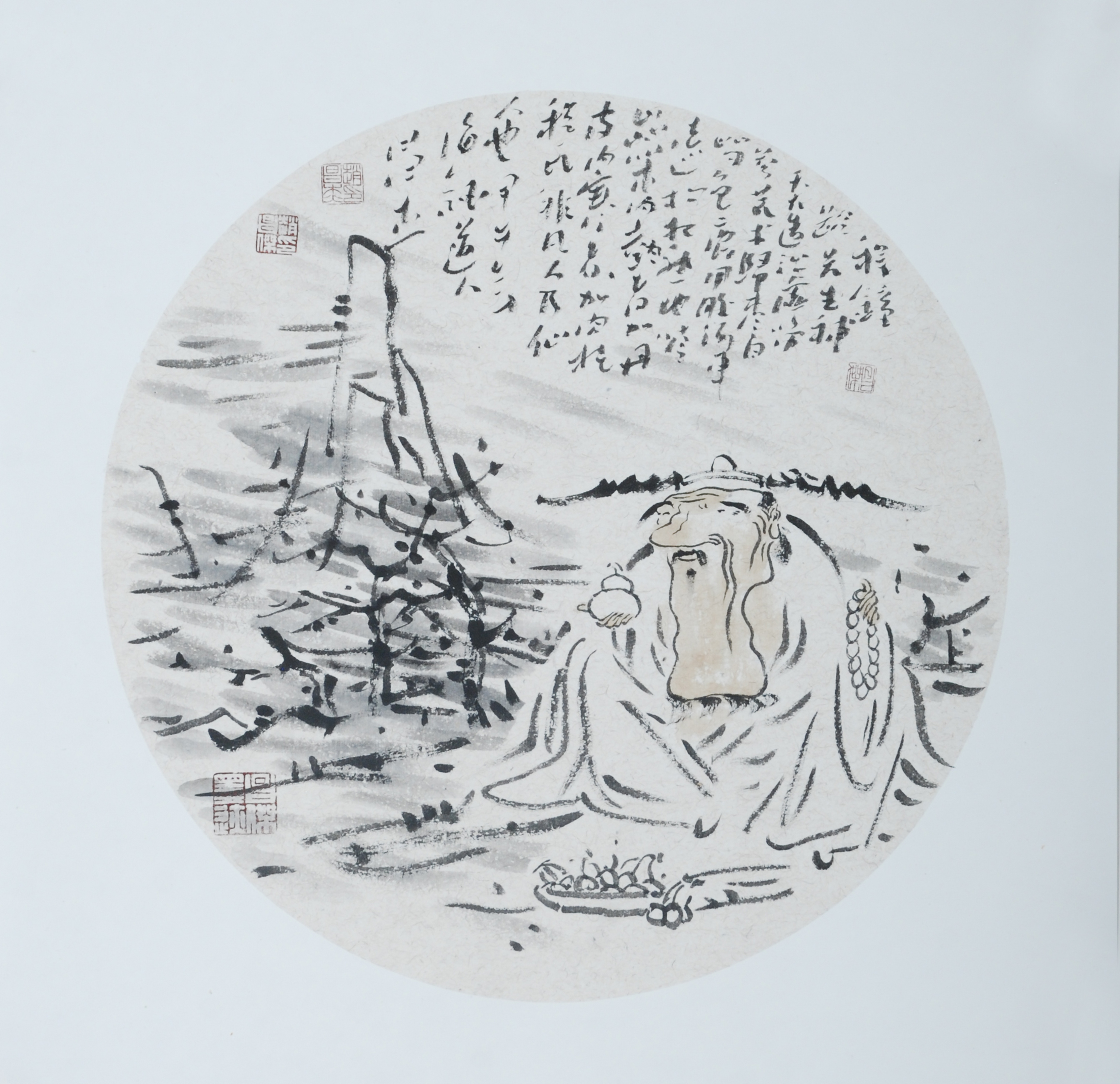 “天人合一·赵昌杰国画人物作品展”在黄河美术馆开幕