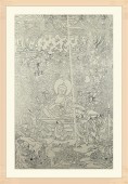 德格印经院唐卡版画木刻雕版释迦摩尼佛佛陀示寂佛像