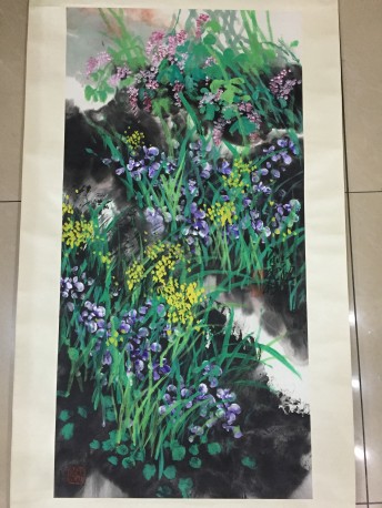 宋雨桂花卉作品