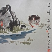 吉祥平安  34X33