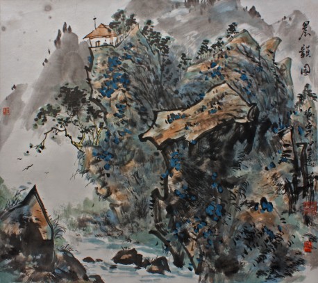 晨韵图   51X46cm