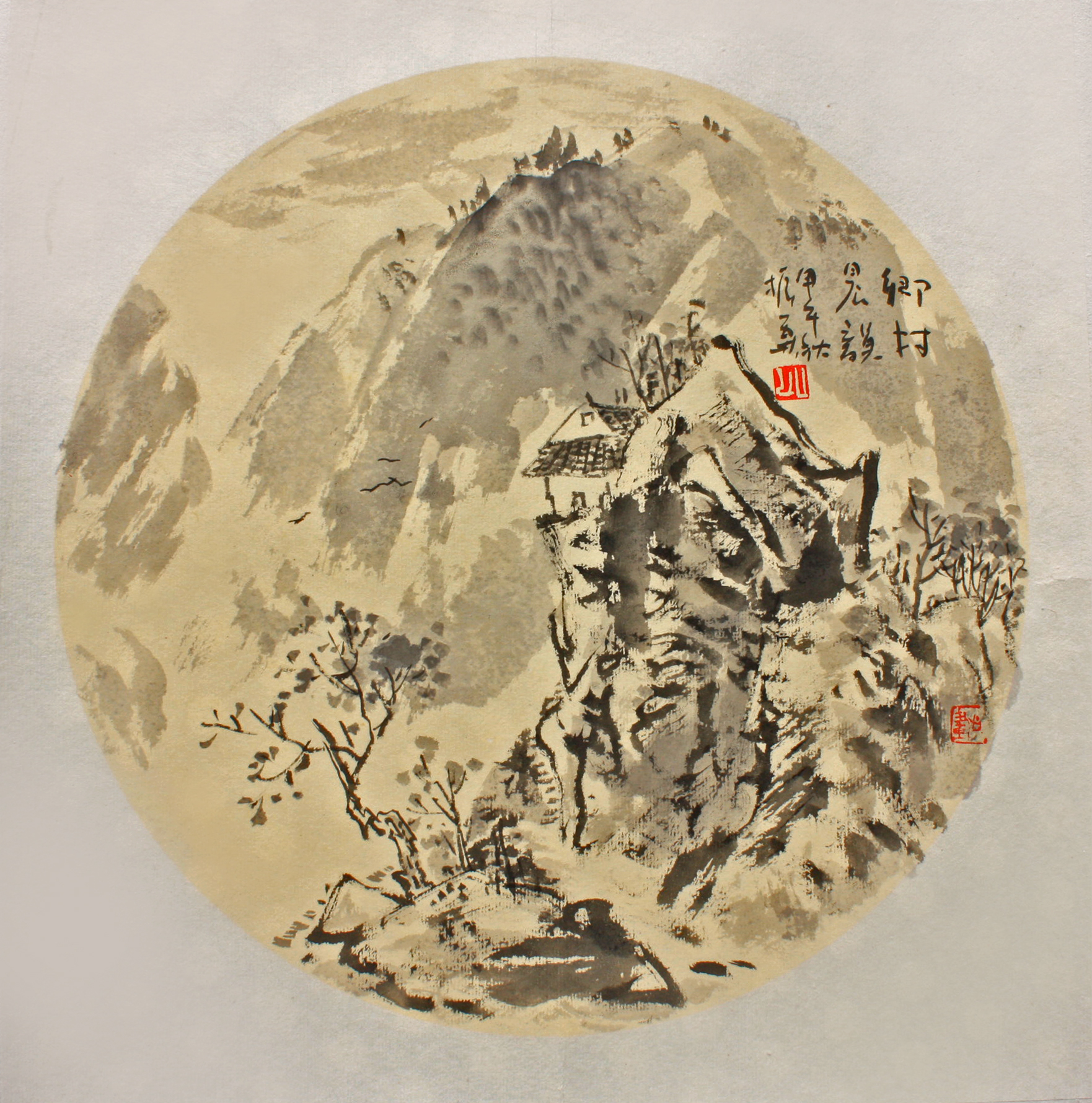 村晨图      33X33cm