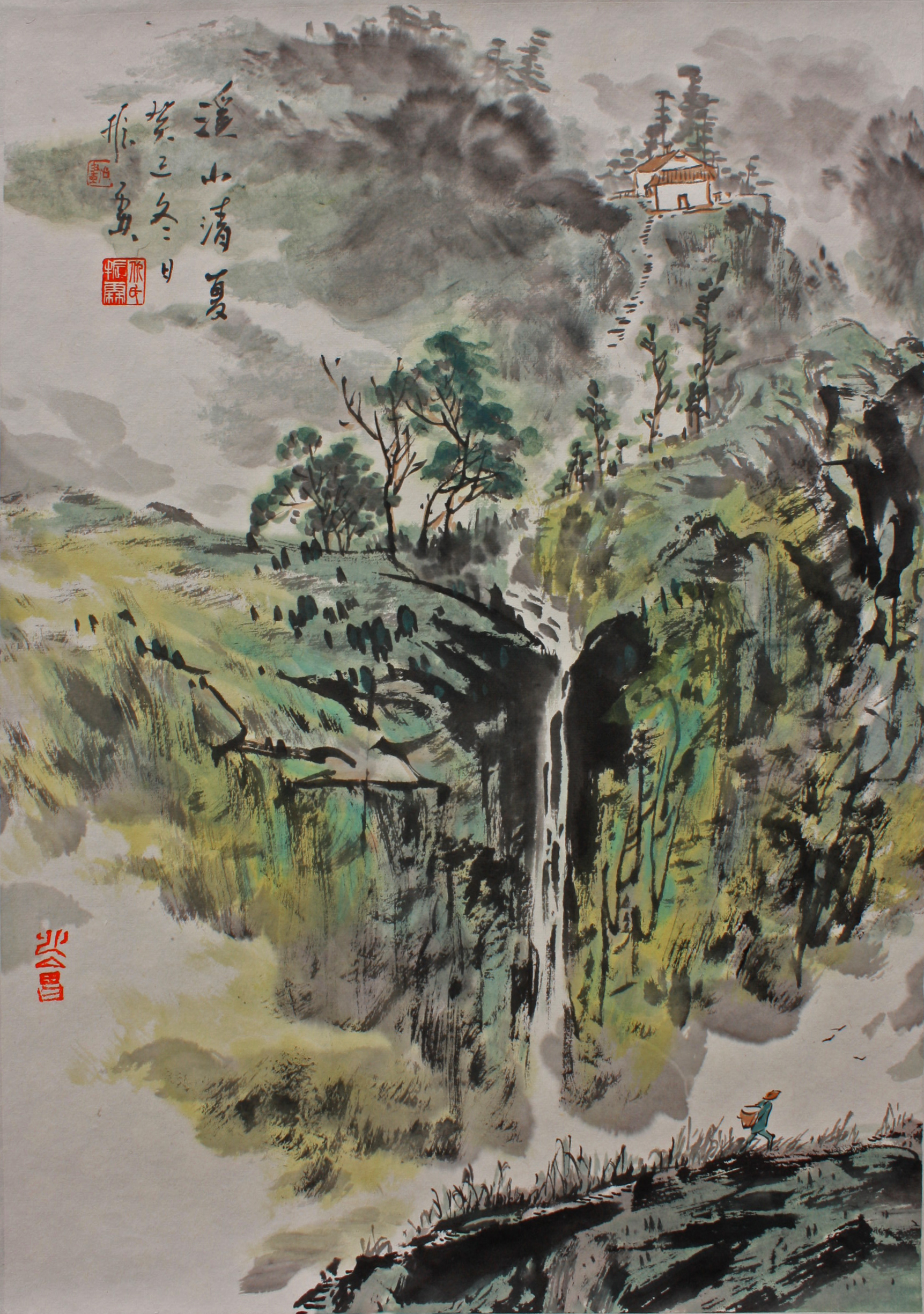 小溪清水  52X37cm