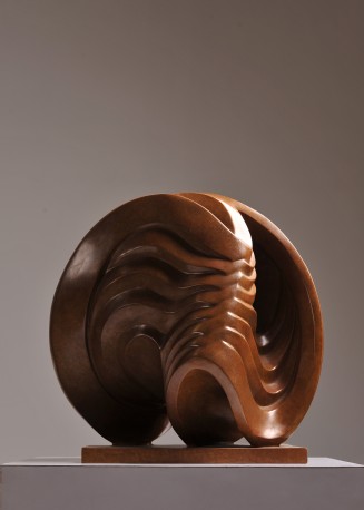 细沙缱绻  青铜h40cm 2012