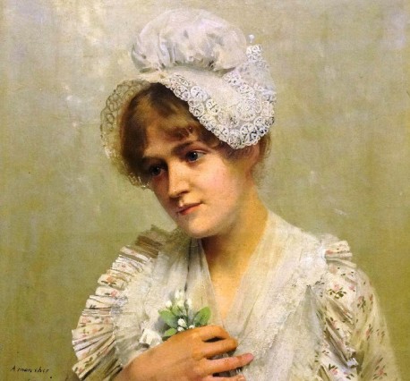 Young Lady with Flowers