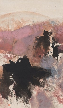6776 Ink and acrylic on paper 94x53cm 1967