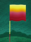 俸正杰俸正杰《Golf SeriesFlag》80×60cm 布面油画 2015