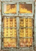 邻窗•赌场 Neighbour\\\'s Window• Casino 木、有机玻璃、金属、油彩 Wood, Plexiglass, Metal, Oil Color 150X107X11cm 2014,3