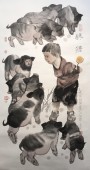 馋猪136CM X68CM