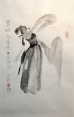 舞蹈《水墨游》68CM X45CM