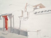 北京胡同之三-布面油画