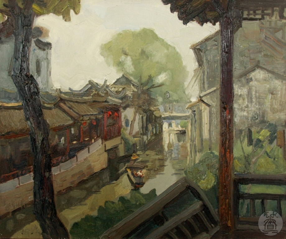 上海时光系列之十二（油画风景）
