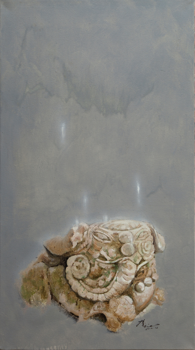 《象础》布面油画50X90CM 2015