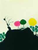 《我的色彩森林19》15×12cm 纸本水彩 2014