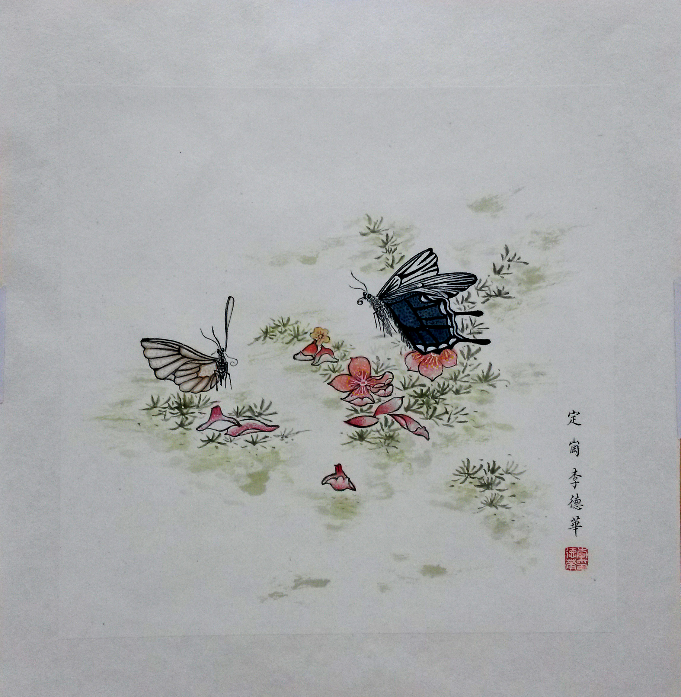 蝶恋花 34X34