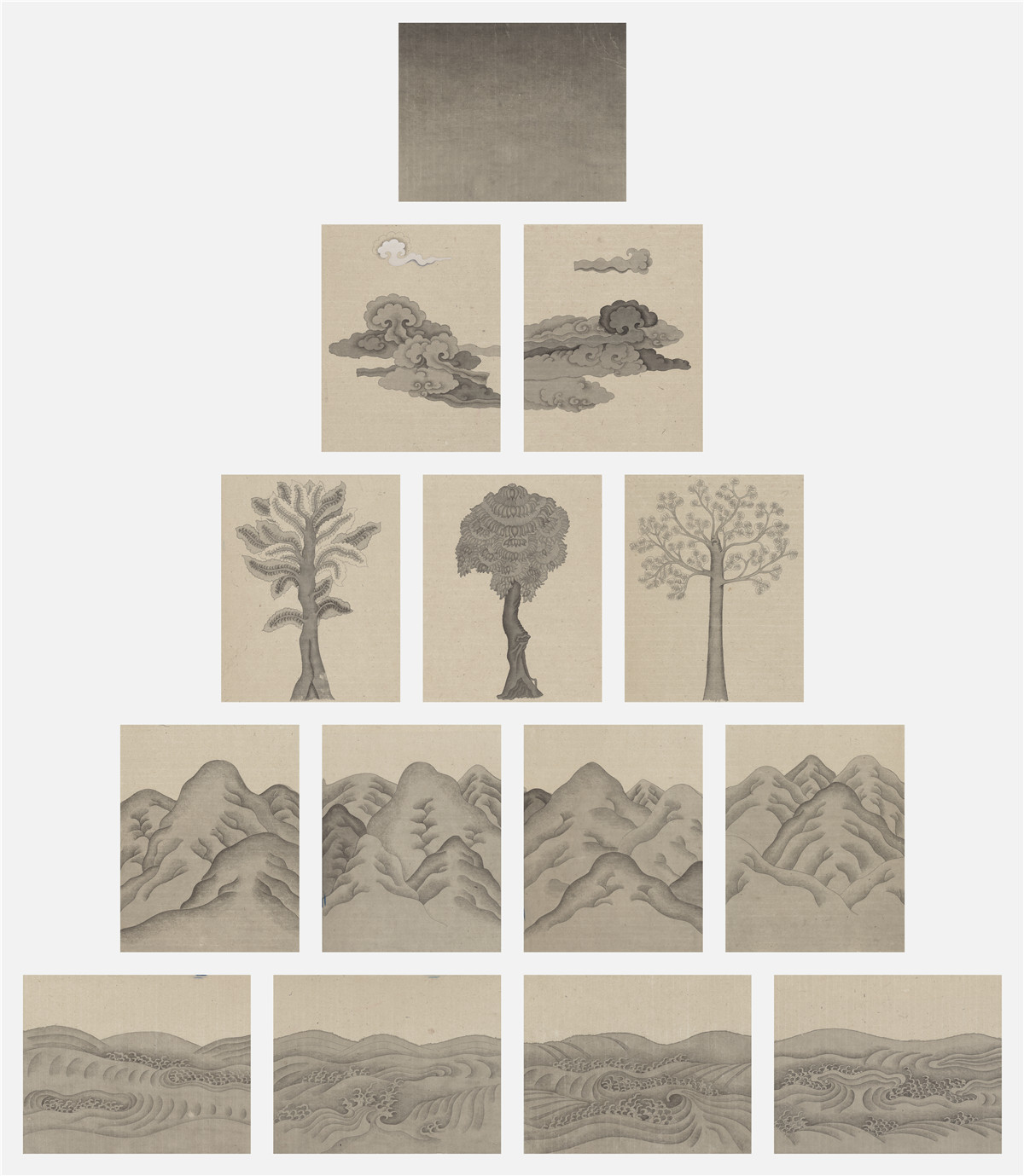 山山水水——西藏（之三）  30×23cm×14 纸本设色 2013
