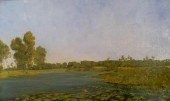 《济南西部湿地系列一》，弗拉基米尔·库茨米乔夫60×100 2014