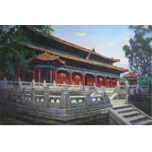 P18 方贤（一级画家） 《泰山岱庙》 143×96cm  创作2013年