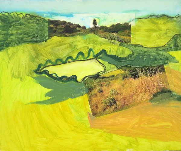 习作《风景-3》油画，布面，50×60cm，2015年