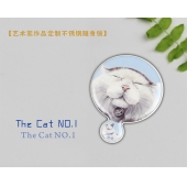 艺术家惠唯作品《The Cat NO.1》定制不锈钢随身镜