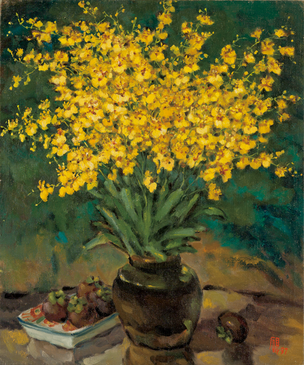 W180-A009黃色蘭花