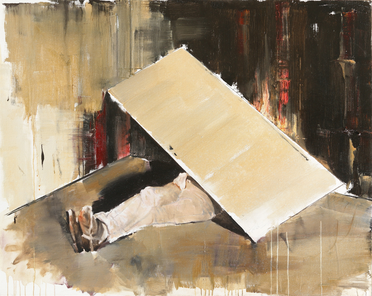 《矛盾生涯》 布面油画 120×150cm 2015