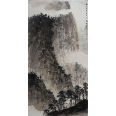 傅抱石--山水(精品)--1683