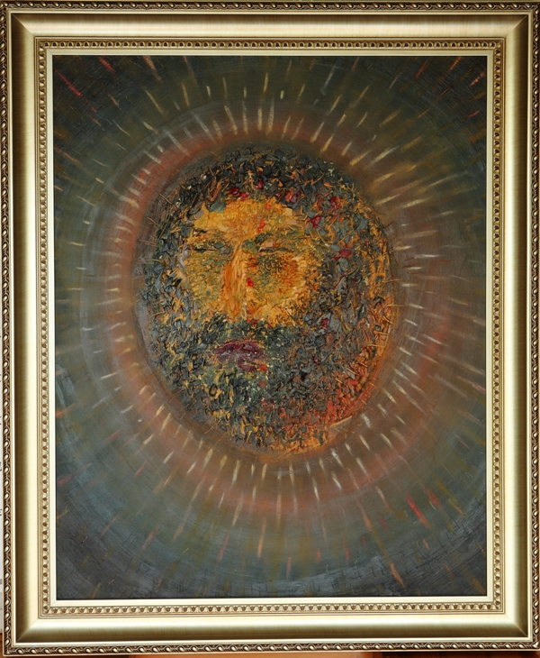 油画1-耶稣（油画，60x90）