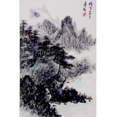 黎雄才
山水