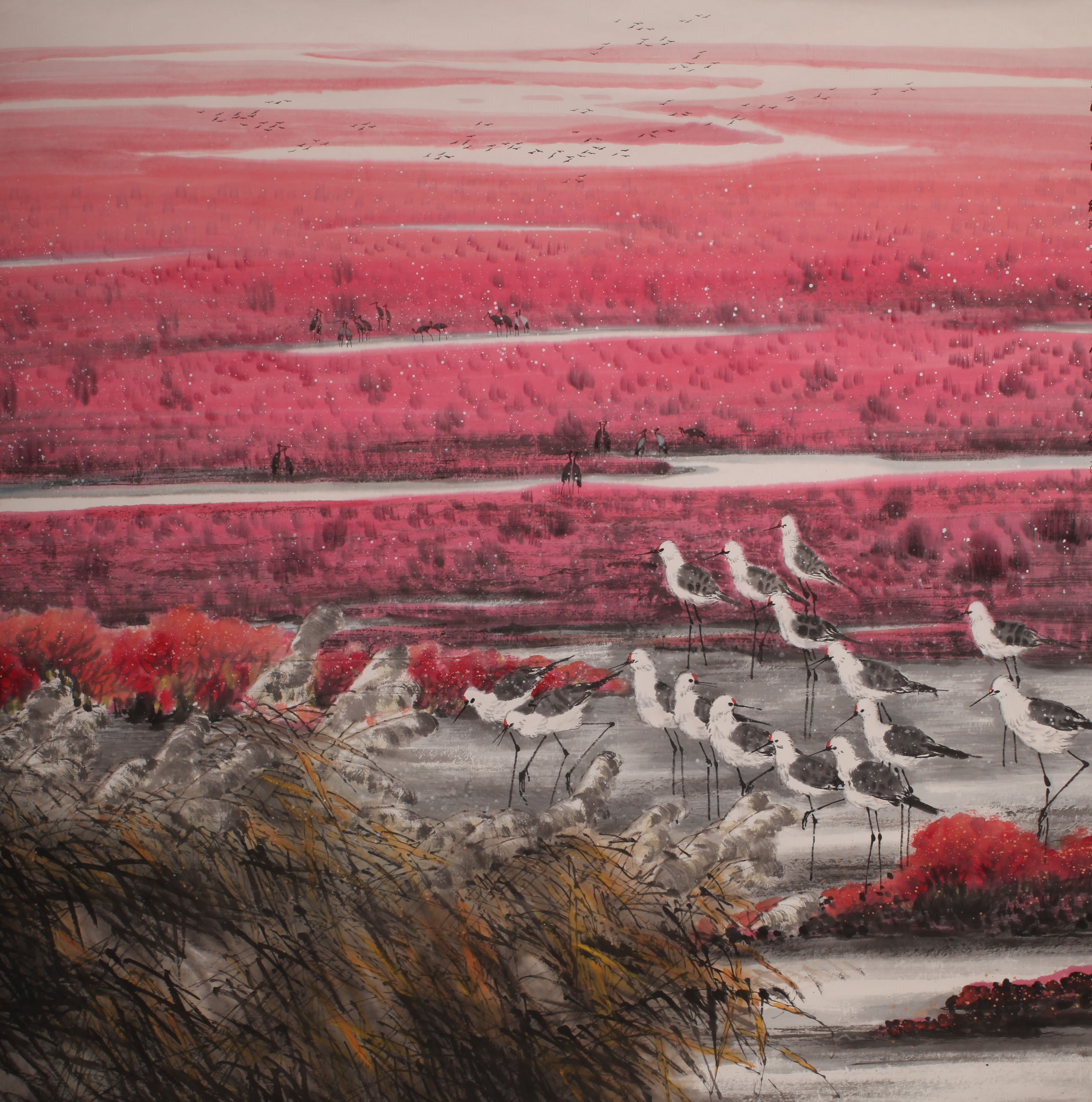 “大美湿地 文明东营”中国黄河口湿地画派 第五届作品展