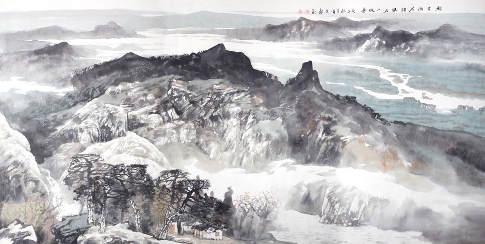 韦广寿 《潮平两岸阔》250X127