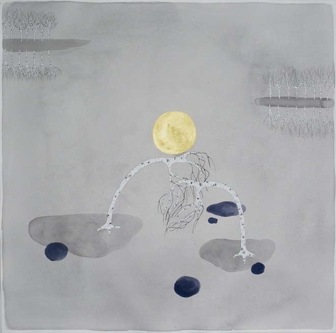 the moon , “the weight of it II”, 76