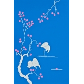  董重《花和鸟No.1》 布面油彩丙烯150×100cm2012