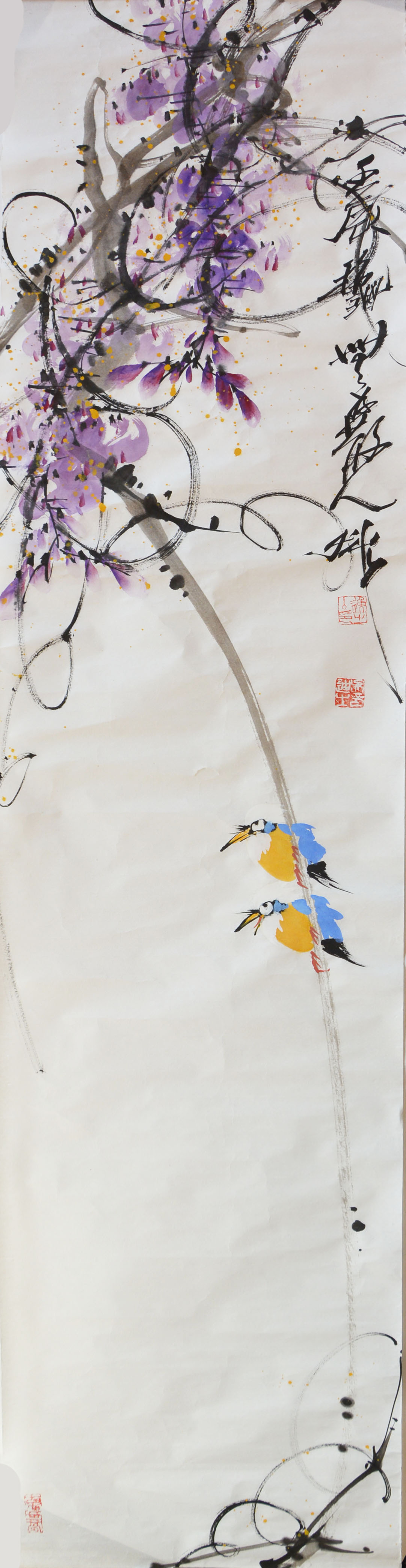 吴迪-长条花鸟10