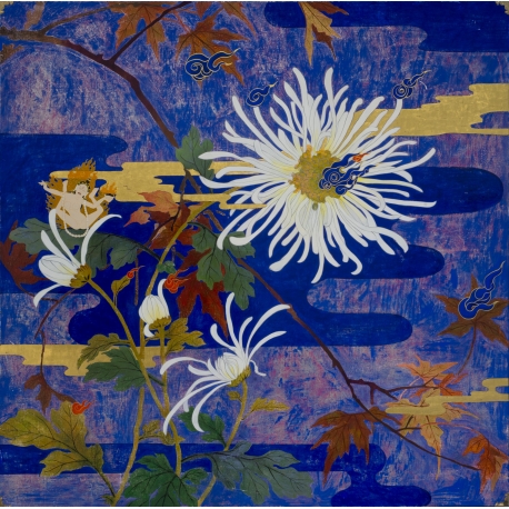 經霜秋菊花更焰
Autumn chrysanthemum flames with the snow
