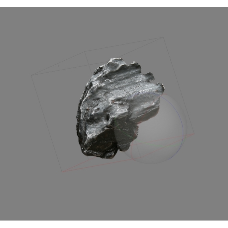 Our stay in oblivion I, scans of Meteorite sculpture (in production) from the series Vanishing Points (2015)