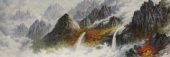 【朝鲜水墨画】金刚山的秋天
