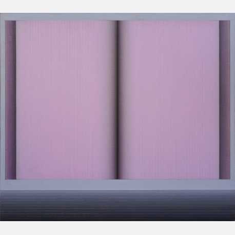 鞠方 地平线·一页肌肤2 布面油画 80×90cm 2015
