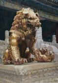 故宫里的狮子 