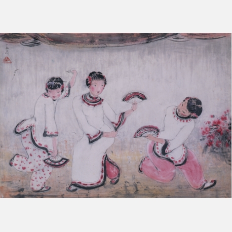 三人扇舞1957