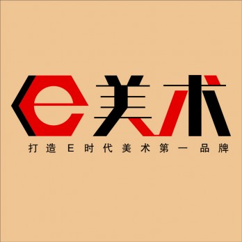 E美术馆logo