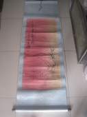 李翃 云南 嘉庆进士 兰草条幅，尺寸108-47cm