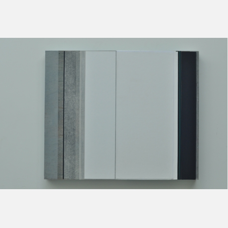 重屏灰白之四，50x60，康戴里纸，宣纸，2015 (2)