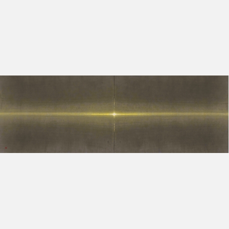 1412-2014-瞬息之五-136×47cm-宣纸水墨，矿物质色，水彩