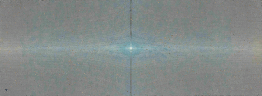 1442-2014-今兹之三-136×49cm-宣纸水墨，矿物质色，水彩