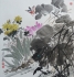  【朝鲜水墨画】香花飞鸟 