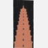黄丹HUANG Dan  《浮图》Buddha Tower  370×160cm 纸本设色Ink and color on Paper  2016