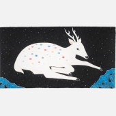 刘琦LIU Qi  《九色鹿 》The Nine-color Deer  97×180cm  纸本设色Ink and Color on Paper  2016