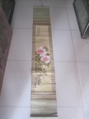 赵之谦 浙江 “海上画派”先驱 花卉绢本条幅，尺寸109-20cm