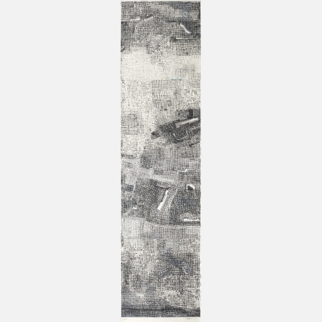 王劼音WANG Jieyin 《山水笔记-二十七》Landscape Notes－27  274×69cm  纸本水墨Ink on Paper  2013